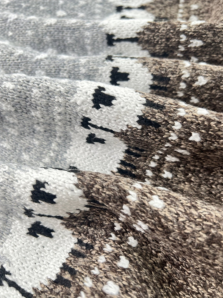 Johanna | Grobstrick-Pullover mit Schaf-Jacquardmuster für Frauen