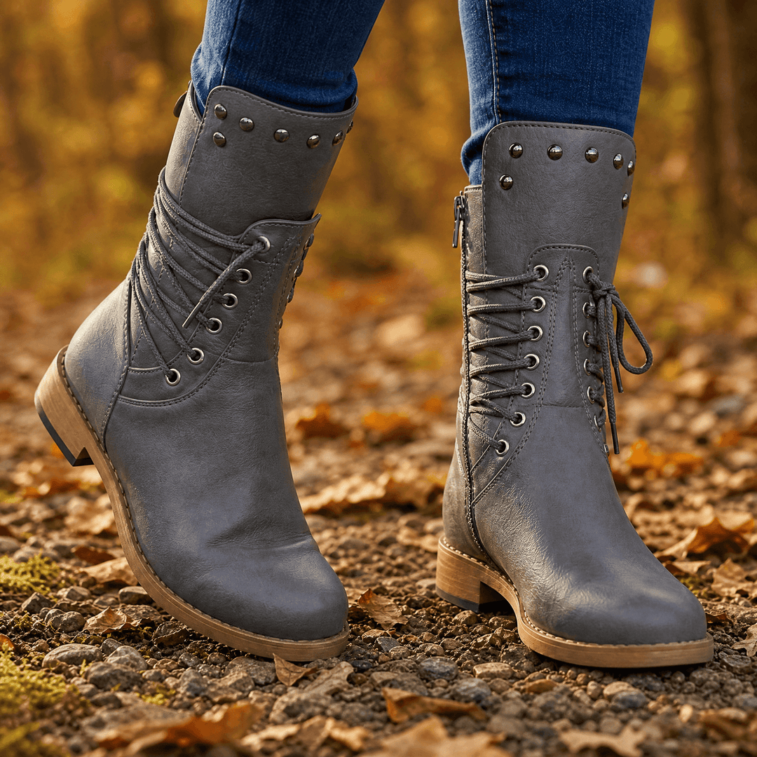 Westlyn | Ankle Boots mit Wolle – Vintage und Bequem für Frauen