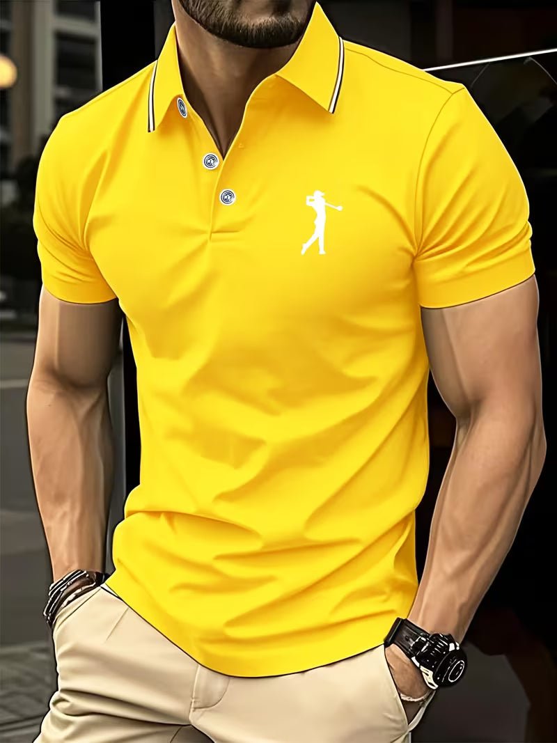 Arnold | Casual Golf Hemd – Kurzarm mit Print für Herren