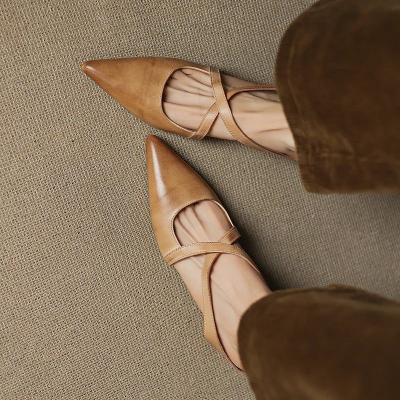 Isabella | Modern and Elegant Leather Slides