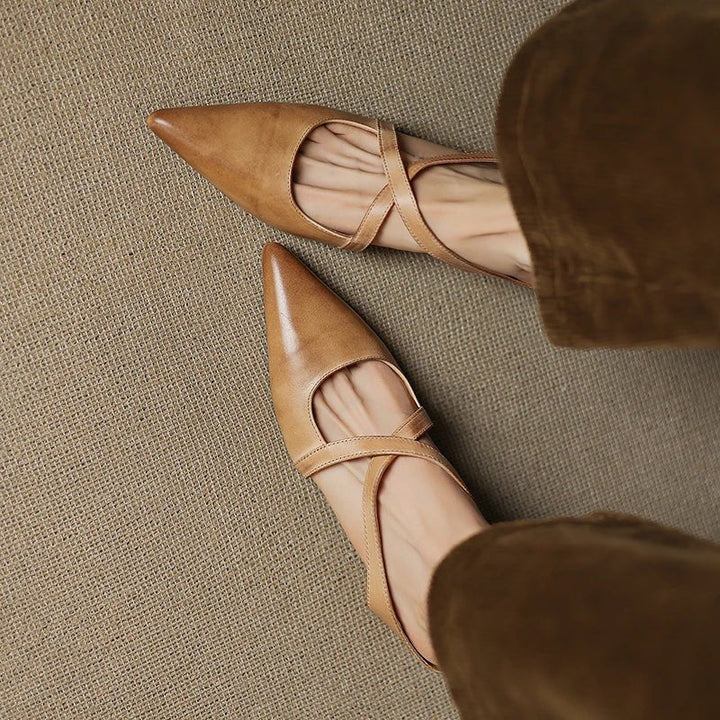 Isabella | Modern and Elegant Leather Slides