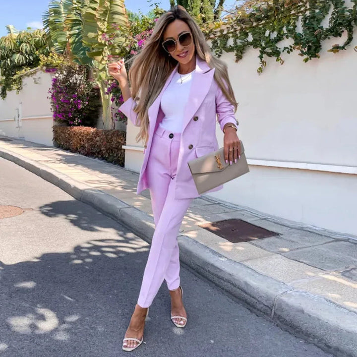 Birgit | Elegant and Modern Two-Piece Set with Blazer and Trousers
