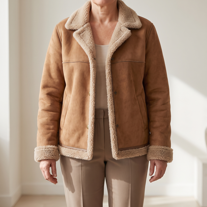 RUBY | Shearling-lined Jacket – Luxuriöse, zeitlose Mode für Frauen