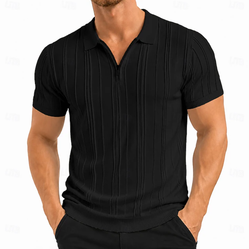 Warren | Polo-Shirt mit Struktur – Eleganter Slim Fit für Männer
