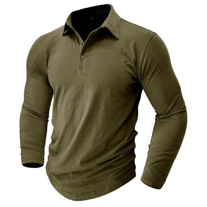 Owen | Langärmeliges Polo – Stilvolle Eleganz für Männer
