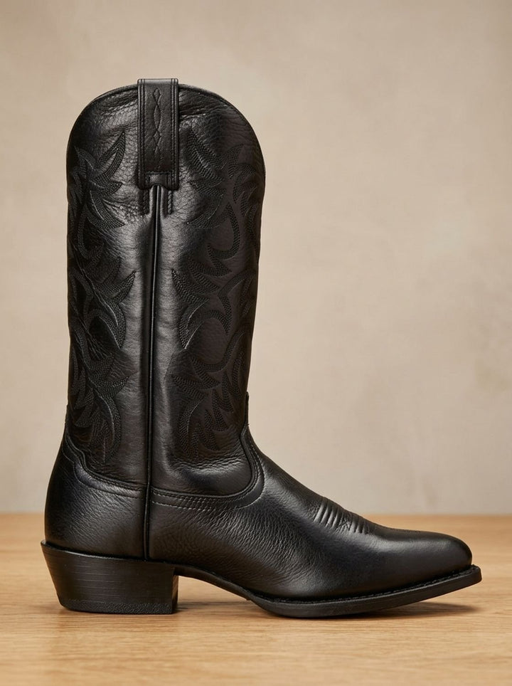 Elfriede | Cowboy Boots – Bestickte Mid-Calf Stiefel für Damen