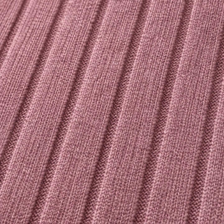 Ribwarm | Hoodie-Maxi-Kleid aus Rippstrick