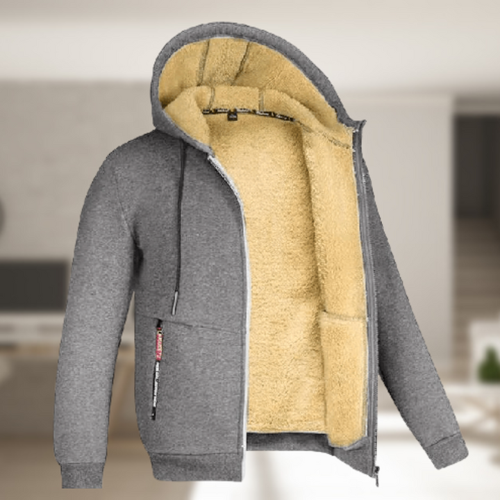 Alwin | Bequeme Jacke für Herren mit Fleece-Futter