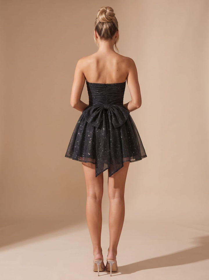 Mia | Mini Dress – Glitter Bustier für Frauen