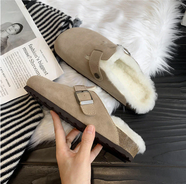 Juliane | Bequeme Clogs – Flauschig und Stützend für jeden Tag