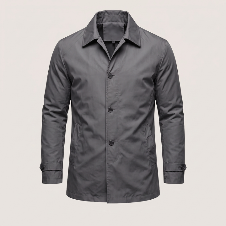 Smart | Wetterfester Regenmantel – Elegante Mittel-Länge für Männer