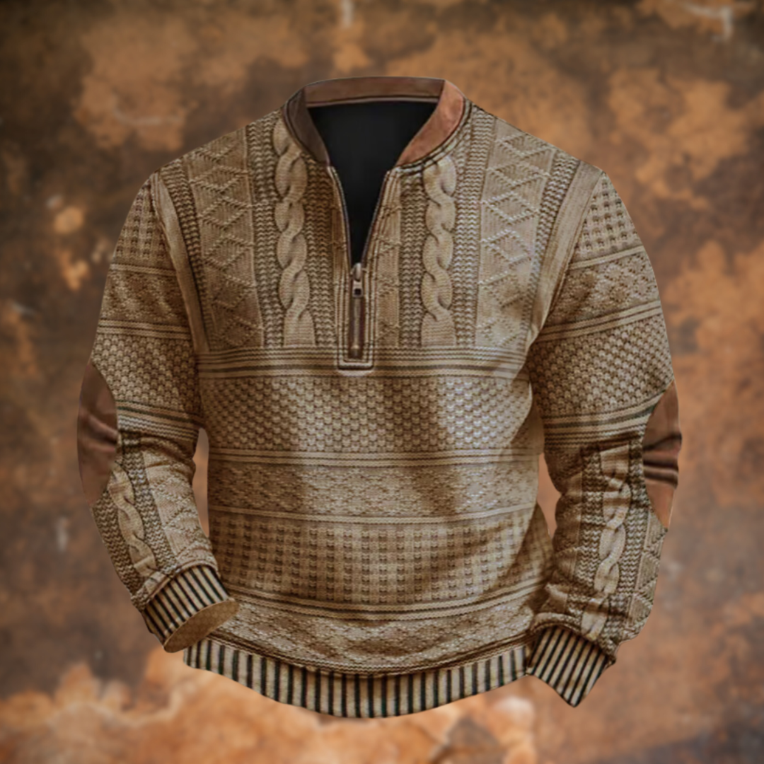 Levi | Pullover mit Reißverschluss – Stilvoller Komfort für Männer