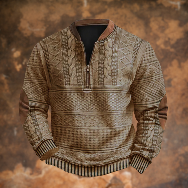 Levi | Pullover mit Reißverschluss – Stilvoller Komfort für Männer