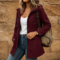 Emilia | Leichter Und Wetterfester Damen Parka Mit Taillenzug