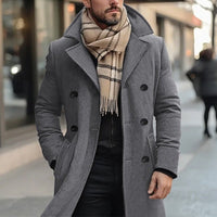 Emil | Klassischer Trenchcoat Mit Wollreicher Doppelreihiger Silhouette