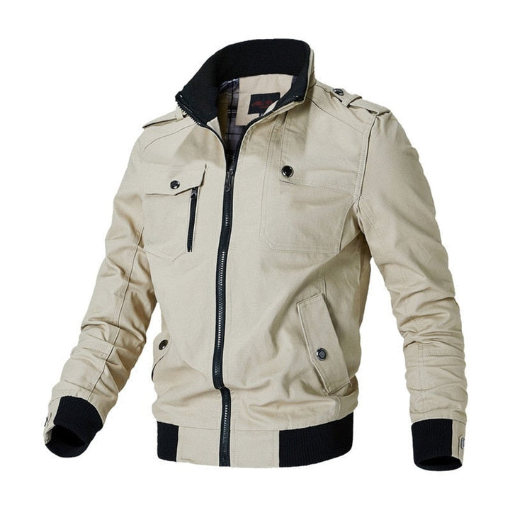 Simon | Military Men’s Bomber Jacket with Functional Utility Style
