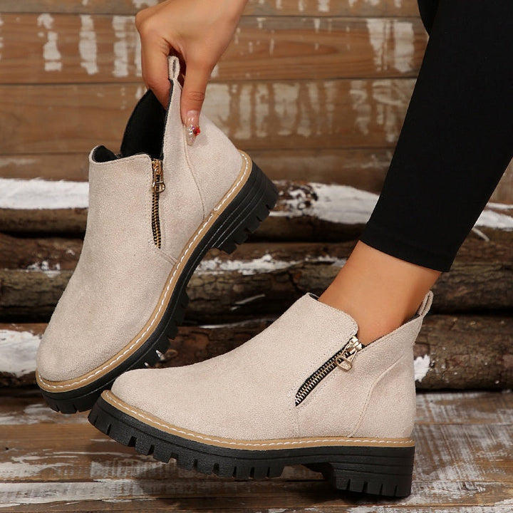 Stephanie | Elegant and Modern Platform Ankle Boots
