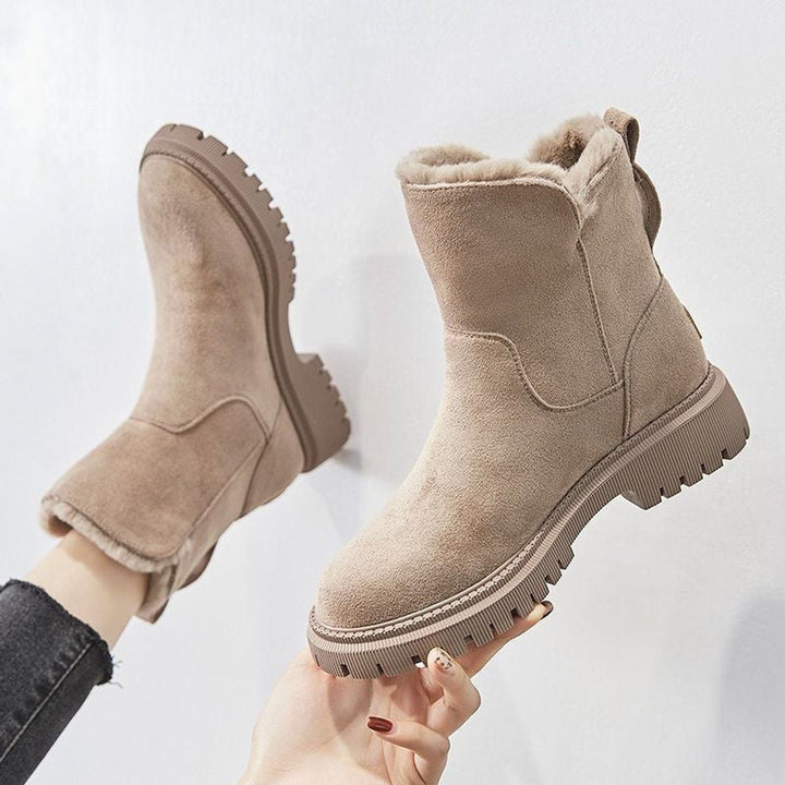 Kerstin | Gemütliche Und Elegante Rauleder Stiefeletten