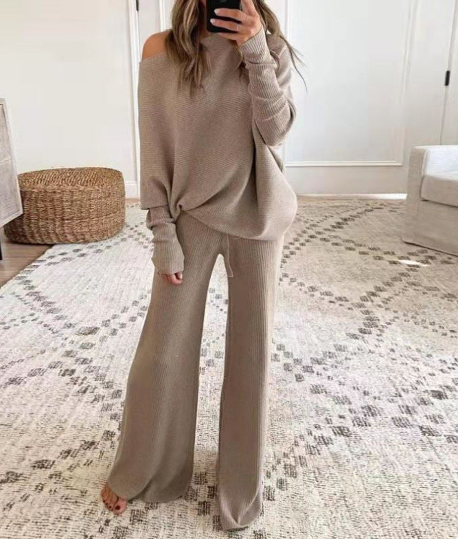 Sandra | Modern and Asymmetrical Two-Piece Knit Set
