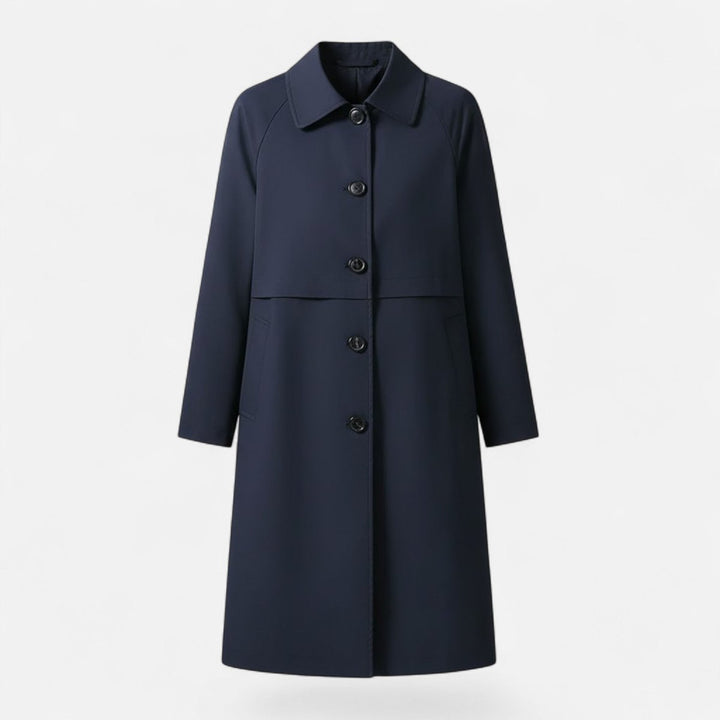 Celina | Classic and Lightweight Midi Trench Coat