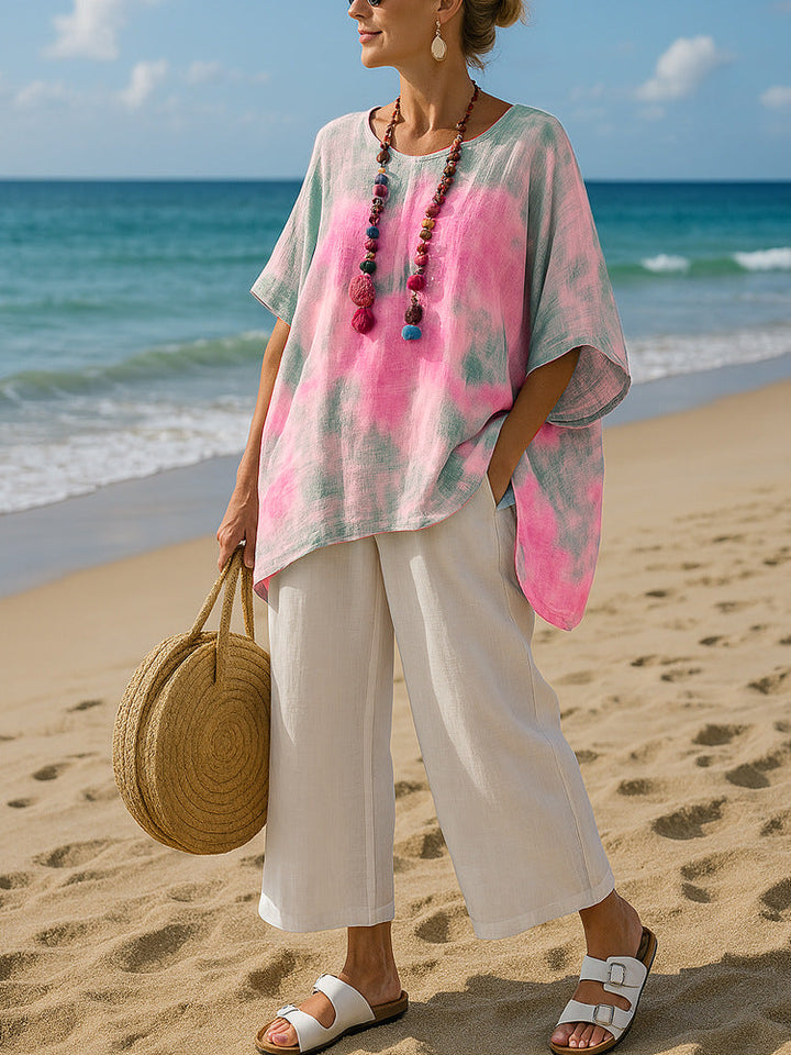 Victoria | Modern and Flowing Asymmetrical Tunic Top