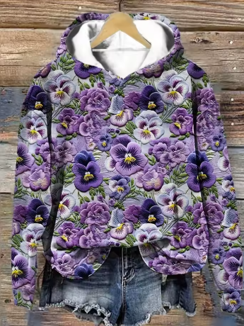 Luna | Hoodies – Cozy Floral Design for Every Occasion