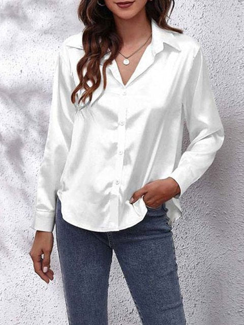 Liora | Seidenhemd – Elegantes Langarmdesign für Frauen