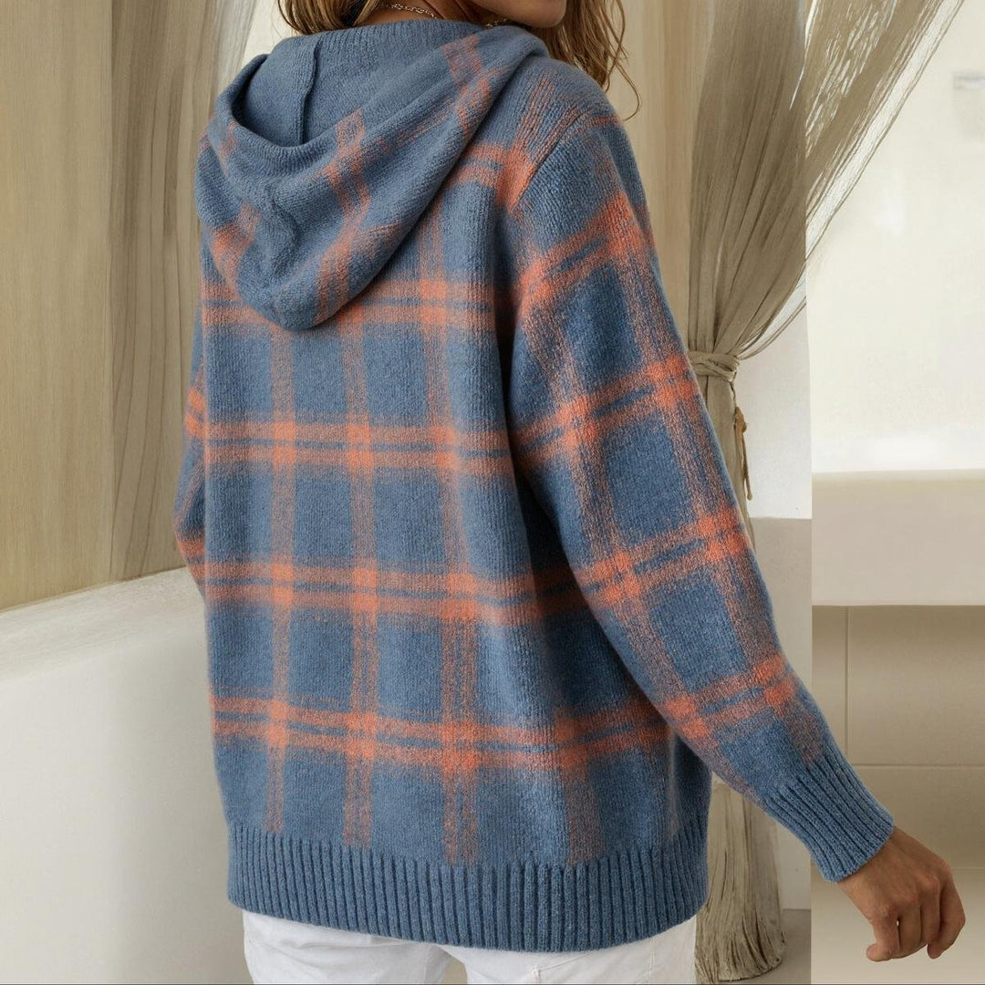 Karo | Button-Up Hoodie Pullover for Women