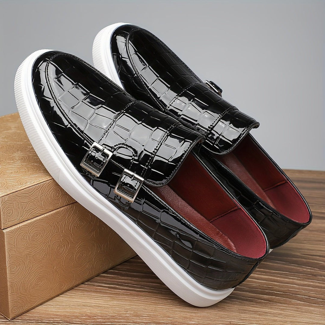 Xavier | Textured Slip-On Loafers – Bequeme Eleganz für Herren