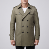 Niklas | Vielseitiger Herren-Trenchcoat Mit Herausnehmbarem Innenfutter