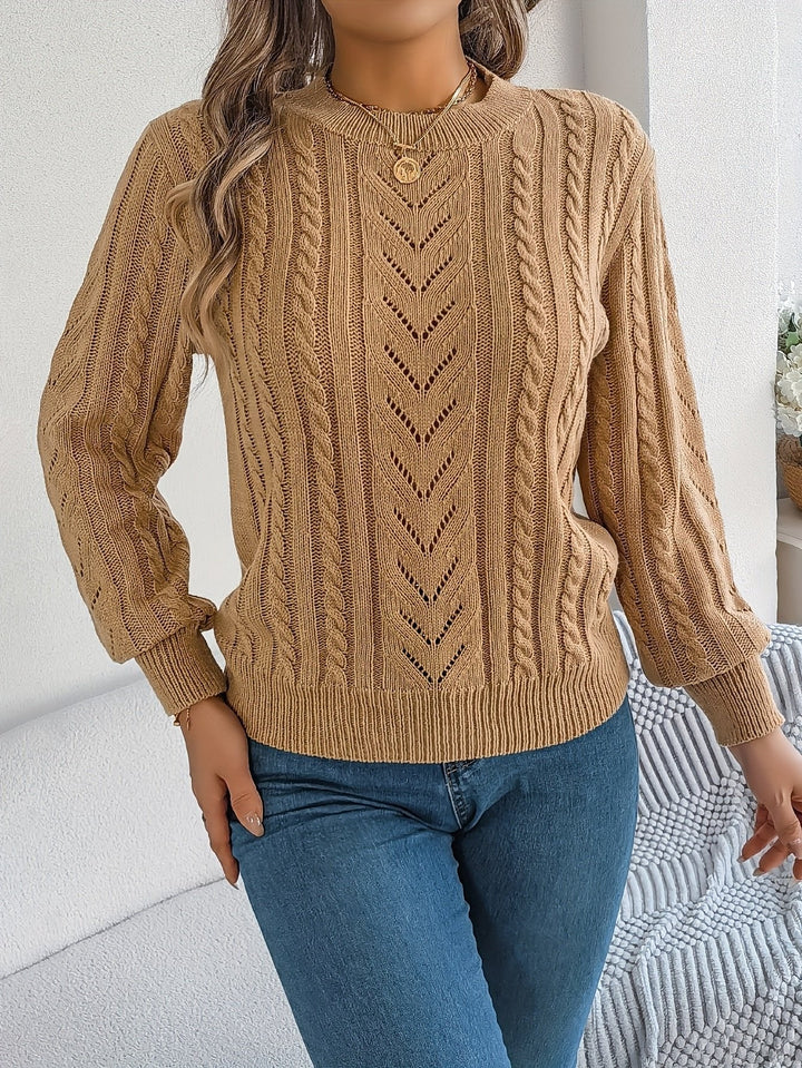 Blythe | Strickpullover mit Kabelmuster