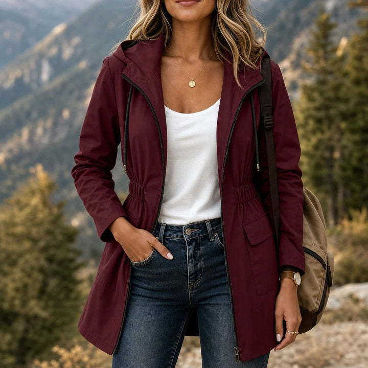 Cityora | Hooded Parka – Verstellbare Taille für Eleganten Look