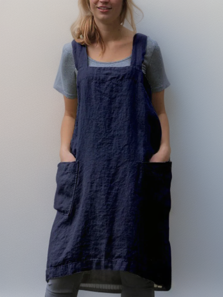 Heidi | Cotton Apron – Elegant Style with Pockets for Creativity