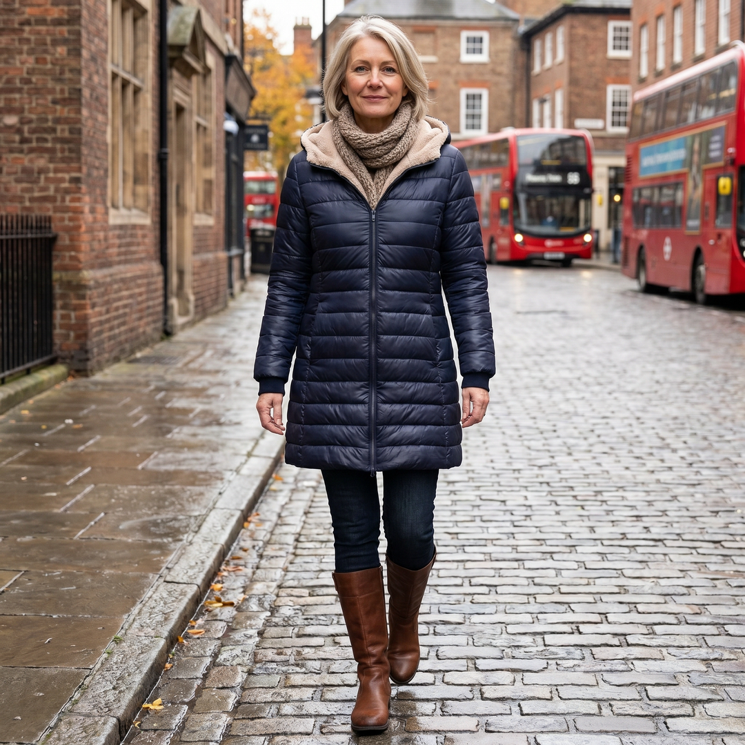 DAHLIA | Mid-Length Parka – Bequeme Übergangsjacke