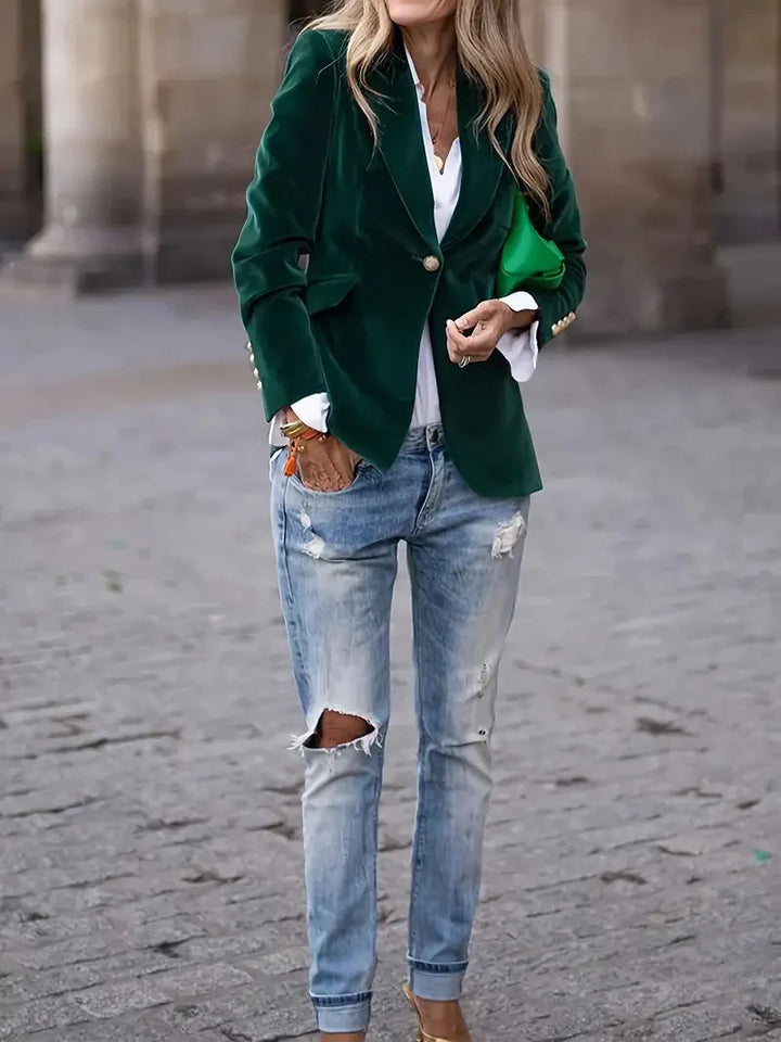 Sophie | Luxurious and Elegant Velvet Blazer