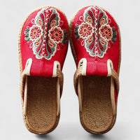 Elena | Artistic and Elegant Floral Mules