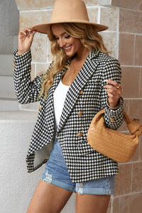 Petra | Elegant and Timeless Houndstooth Blazer