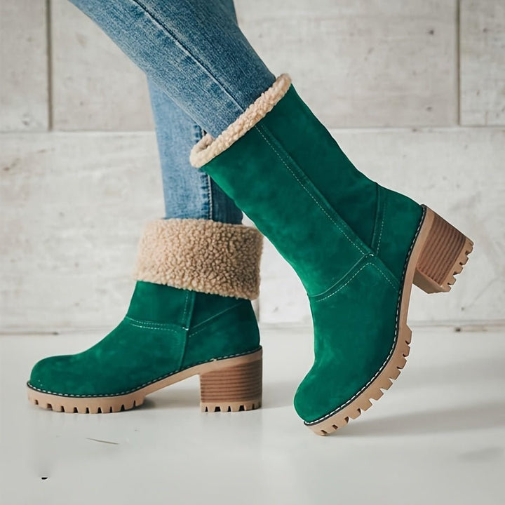 Emma | Kuschelige Mid-Calf-Stiefel mit Fleecefutter