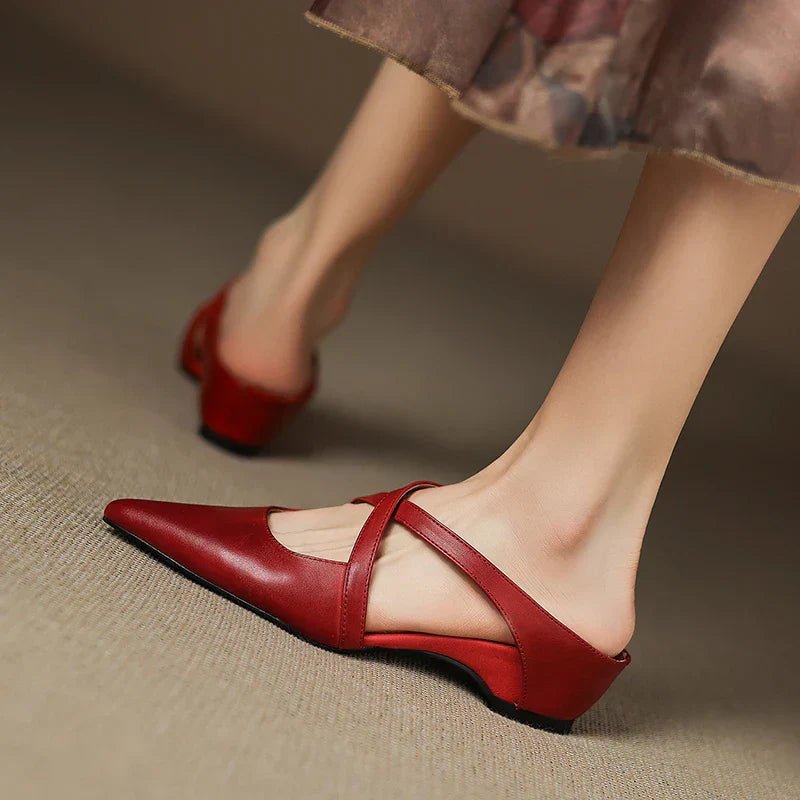 Isabella | Modern and Elegant Leather Slides