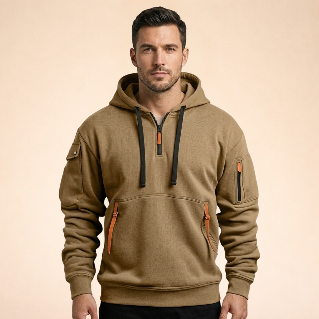 David | Breathable and Comfortable Zip-Up Hoodie