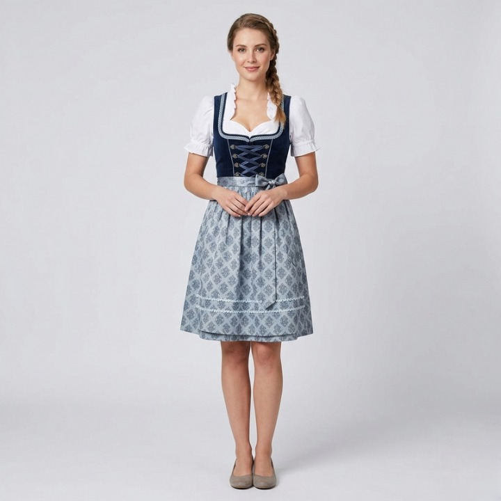 Kristin | Oktoberfest Dirndl Dress with Romantic Ruffle Details