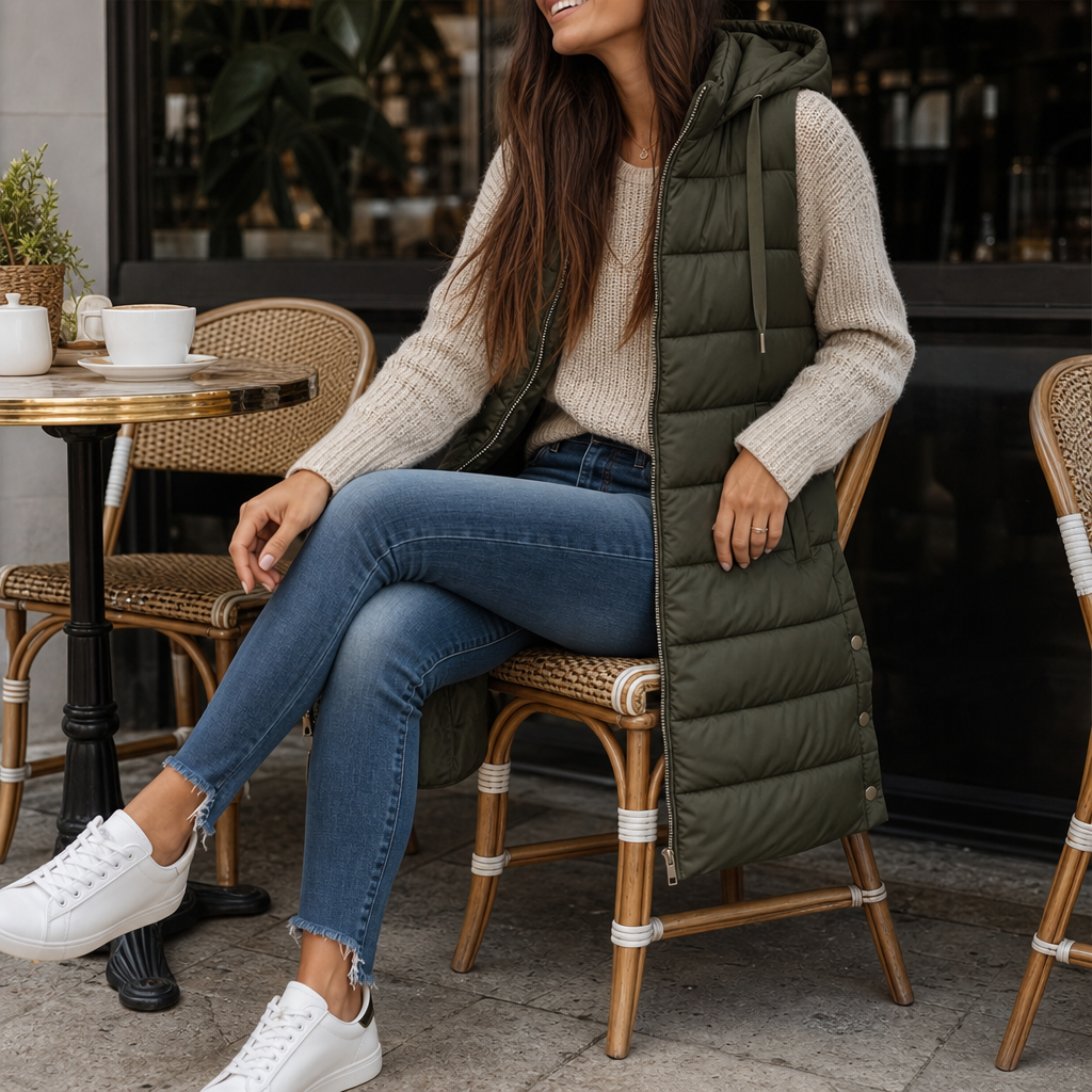 Wearbella | Longline Puffer Vest – Vielseitig für jeden Anlass