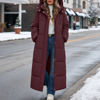Isabella | Langer Pufferjacken Mit Kapuze Und Eleganter Taillierter Silhouette