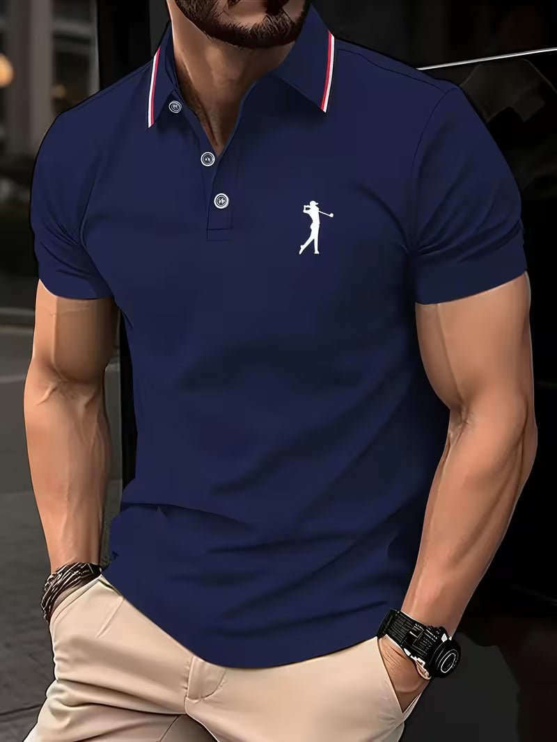 Arnold | Casual Golf Hemd – Kurzarm mit Print für Herren