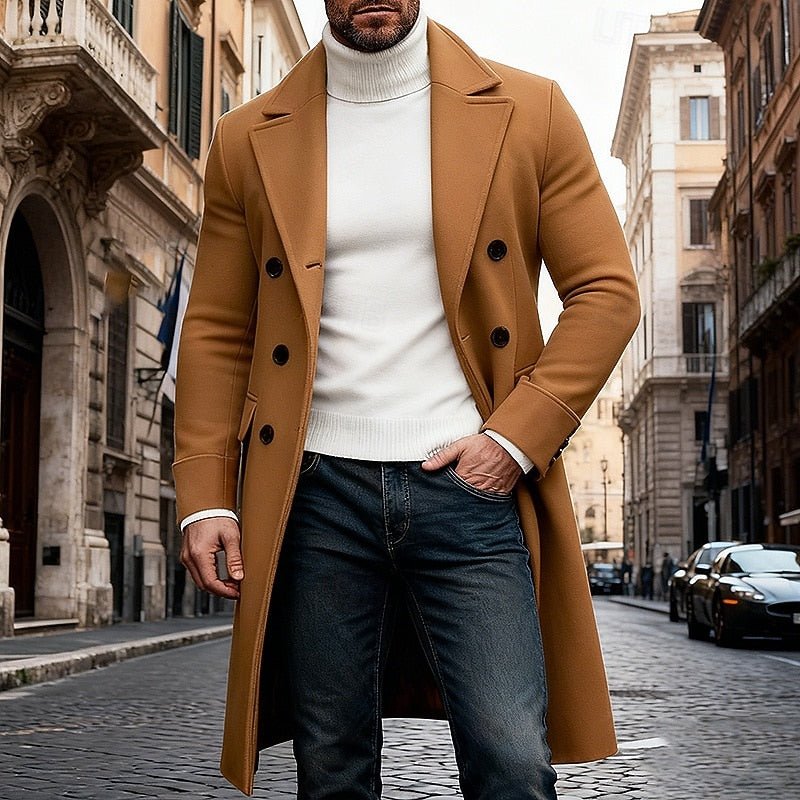 Alexander | Langer Overcoat – Zeitlos Eleganter Style