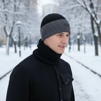 Jörg | Wärmendes Beanie- und Schal-Set für stilvolle Wintertage