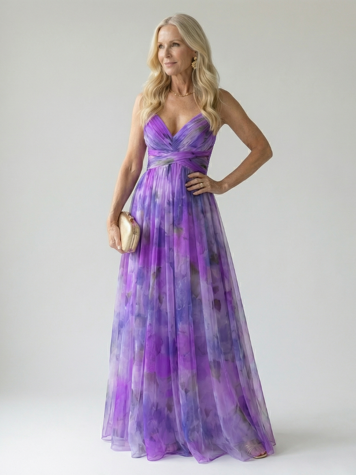 Isel | Maxi Kleid – Leichtes Wickeldesign für Frauen