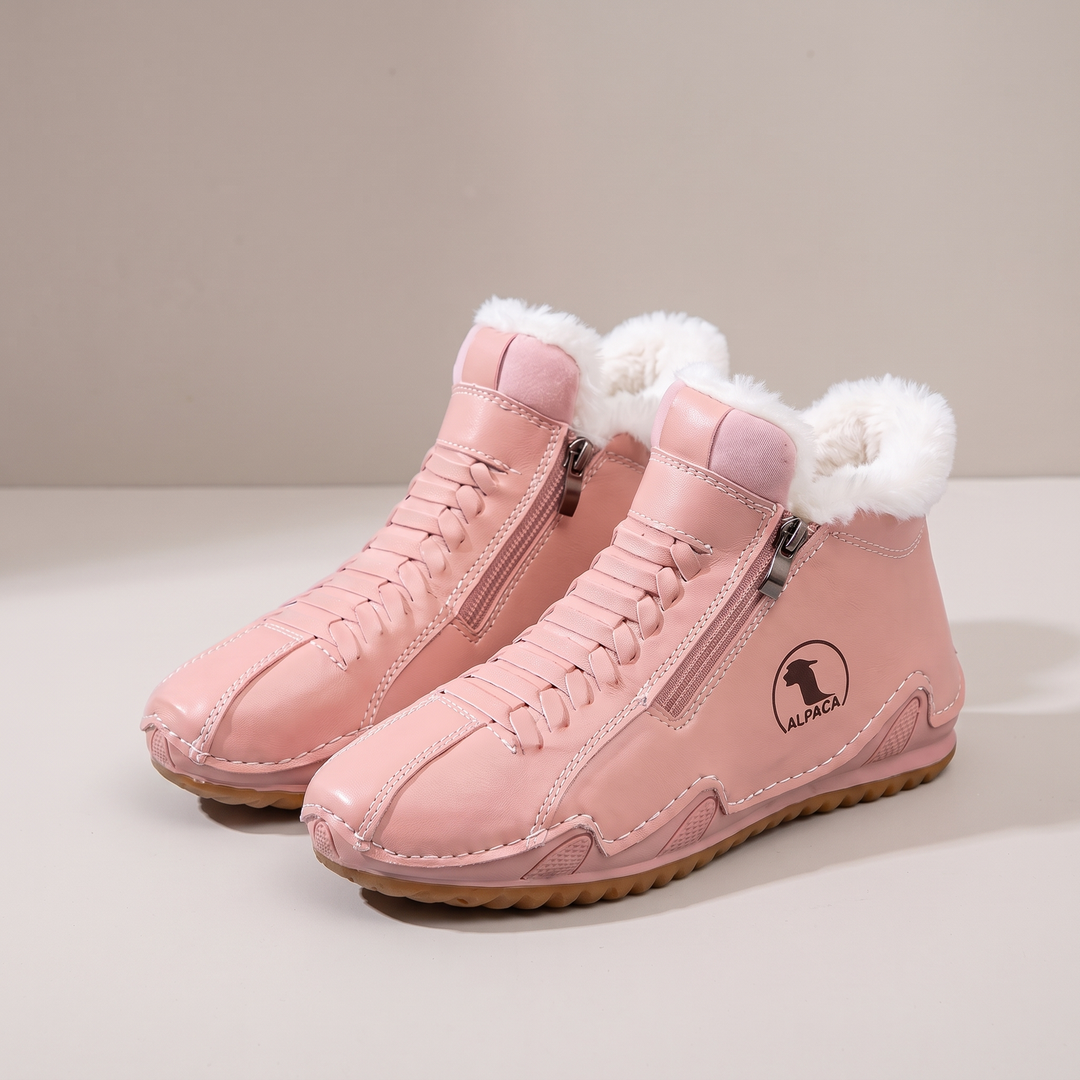 Alpaca | Winterstiefel mit Fellfutter – Warme kuschelige Schuhe für Frauen