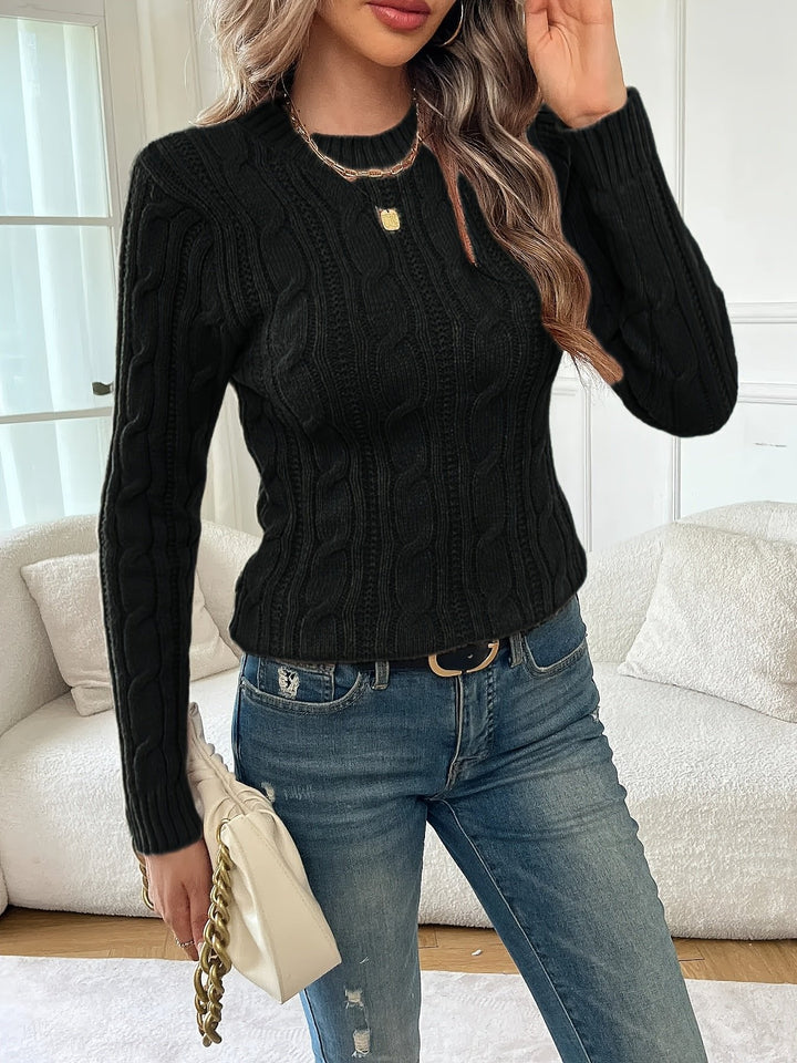 Juliana | Twist-Knit Sweater – Zeitloser Stil für Frauen