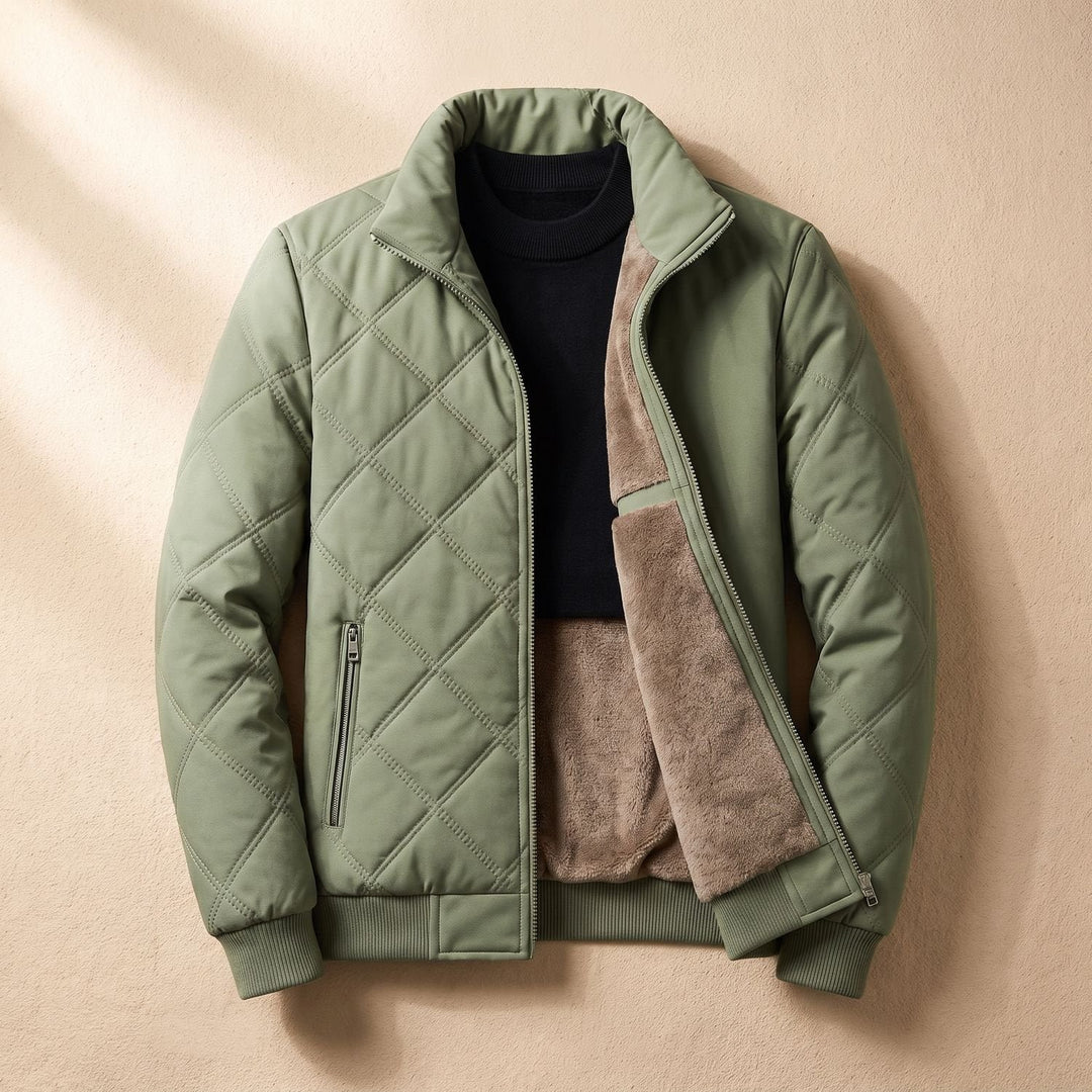 Maximilian | Steppjacke für Herren mit wärmendem Fleece-Innenfutter